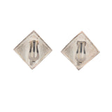 Silver Lapponia Clip Earrings-Charlotte Sayers Antique Jewellery