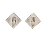 Silver Lapponia Clip Earrings-Charlotte Sayers Antique Jewellery