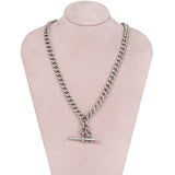 Silver Victorian Albert Chain-Charlotte Sayers Antique Jewellery