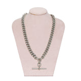 Silver Victorian Albert Chain-Charlotte Sayers Antique Jewellery