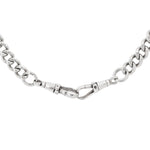 Silver Victorian Albert Chain-Charlotte Sayers Antique Jewellery