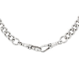 Silver Victorian Albert Chain-Charlotte Sayers Antique Jewellery