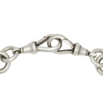 Silver Victorian Albert Chain-Charlotte Sayers Antique Jewellery