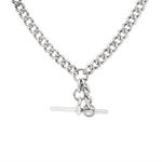 Silver Victorian Albert Chain-Charlotte Sayers Antique Jewellery