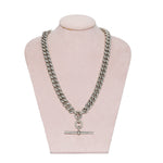 Silver Victorian Albert Chain-Charlotte Sayers Antique Jewellery