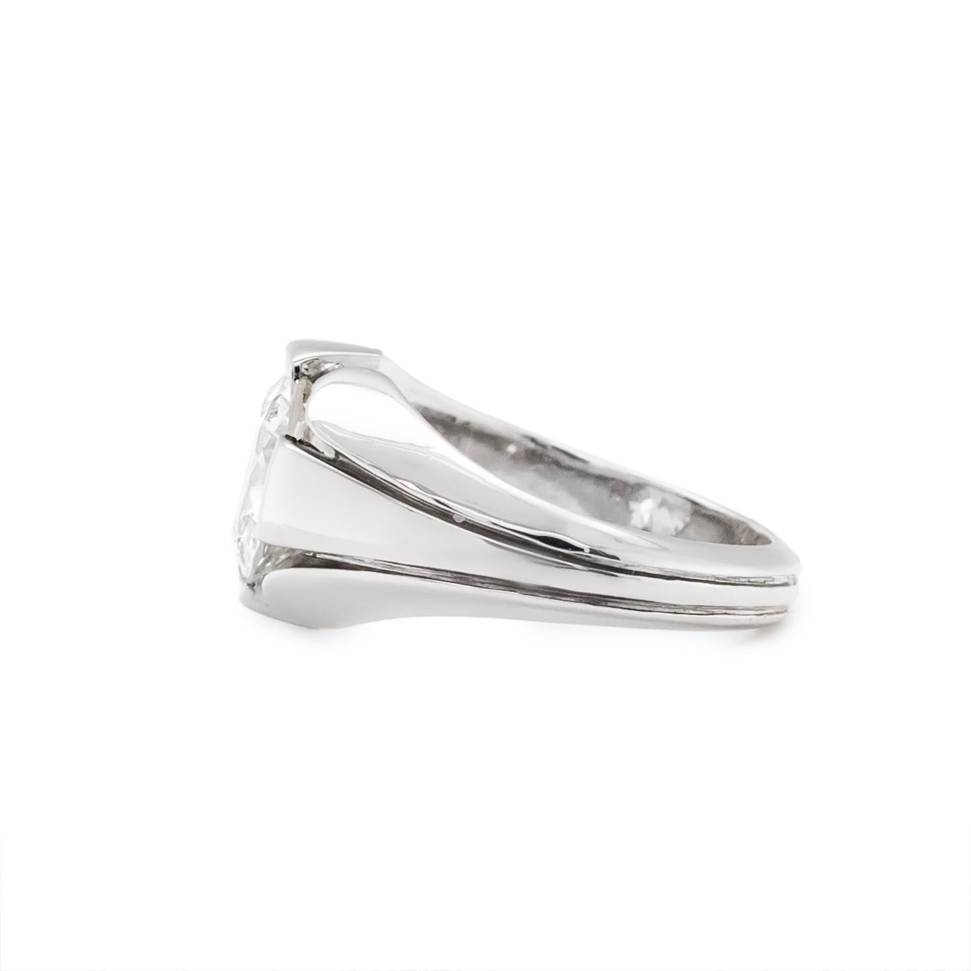 Single Stone Art Deco Ring-Charlotte Sayers Antique Jewellery
