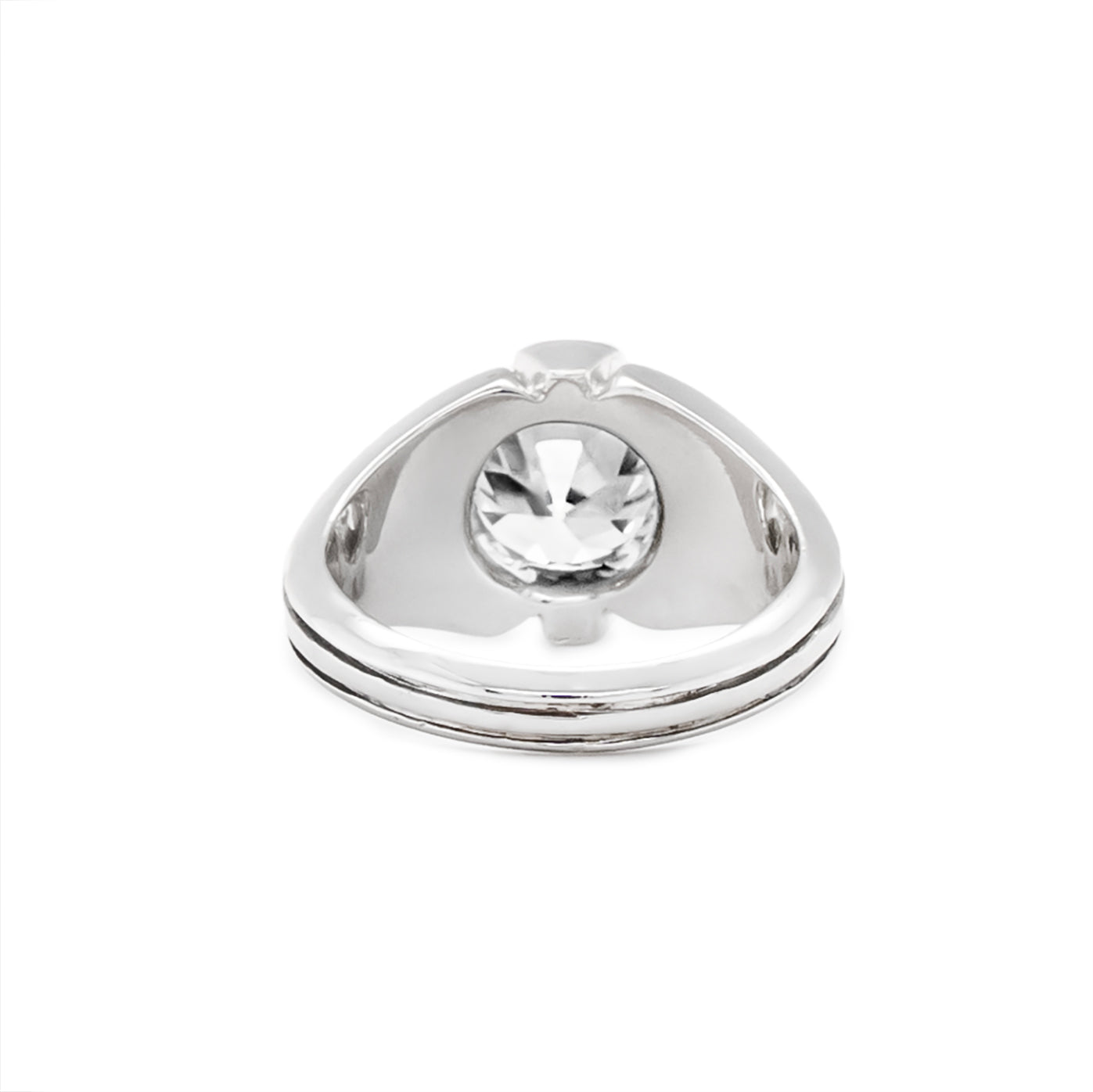 Single Stone Art Deco Ring-Charlotte Sayers Antique Jewellery