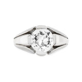 Single Stone Art Deco Ring-Charlotte Sayers Antique Jewellery