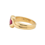 Single Stone Ruby Ring-Charlotte Sayers Antique Jewellery