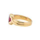Single Stone Ruby Ring-Charlotte Sayers Antique Jewellery