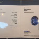 Sri Lankan Sapphire and Diamond Cluster Ring-Charlotte Sayers Antique Jewellery