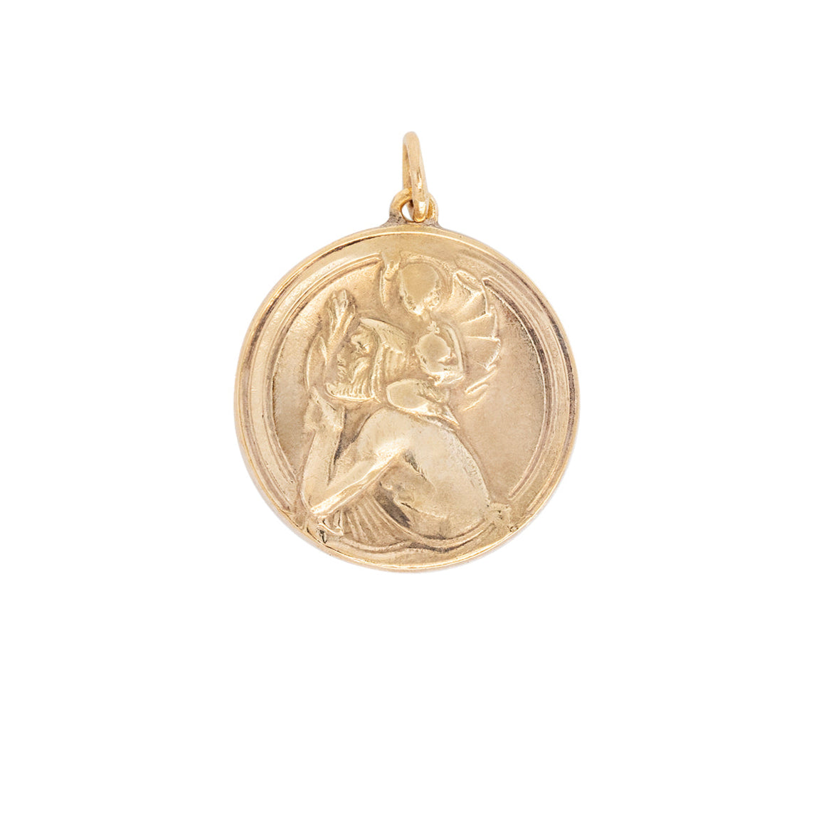 St Christopher Pendant-Charlotte Sayers Antique Jewellery