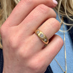 Star Set Gypsy Ring-Charlotte Sayers Antique Jewellery