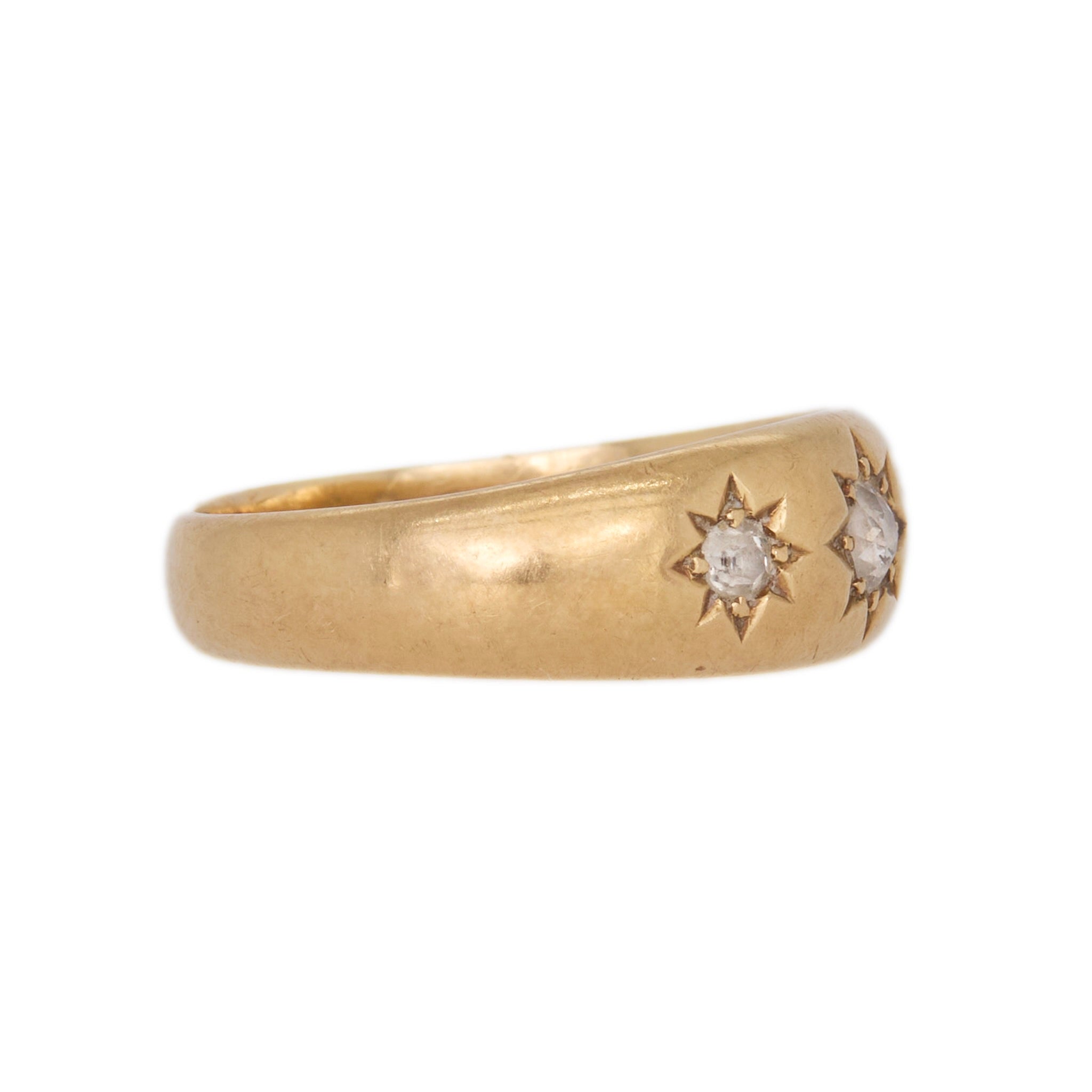 Star Set Gypsy Ring-Charlotte Sayers Antique Jewellery