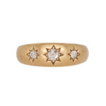 Star Set Gypsy Ring-Charlotte Sayers Antique Jewellery