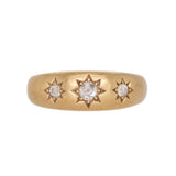 Star Set Gypsy Ring-Charlotte Sayers Antique Jewellery
