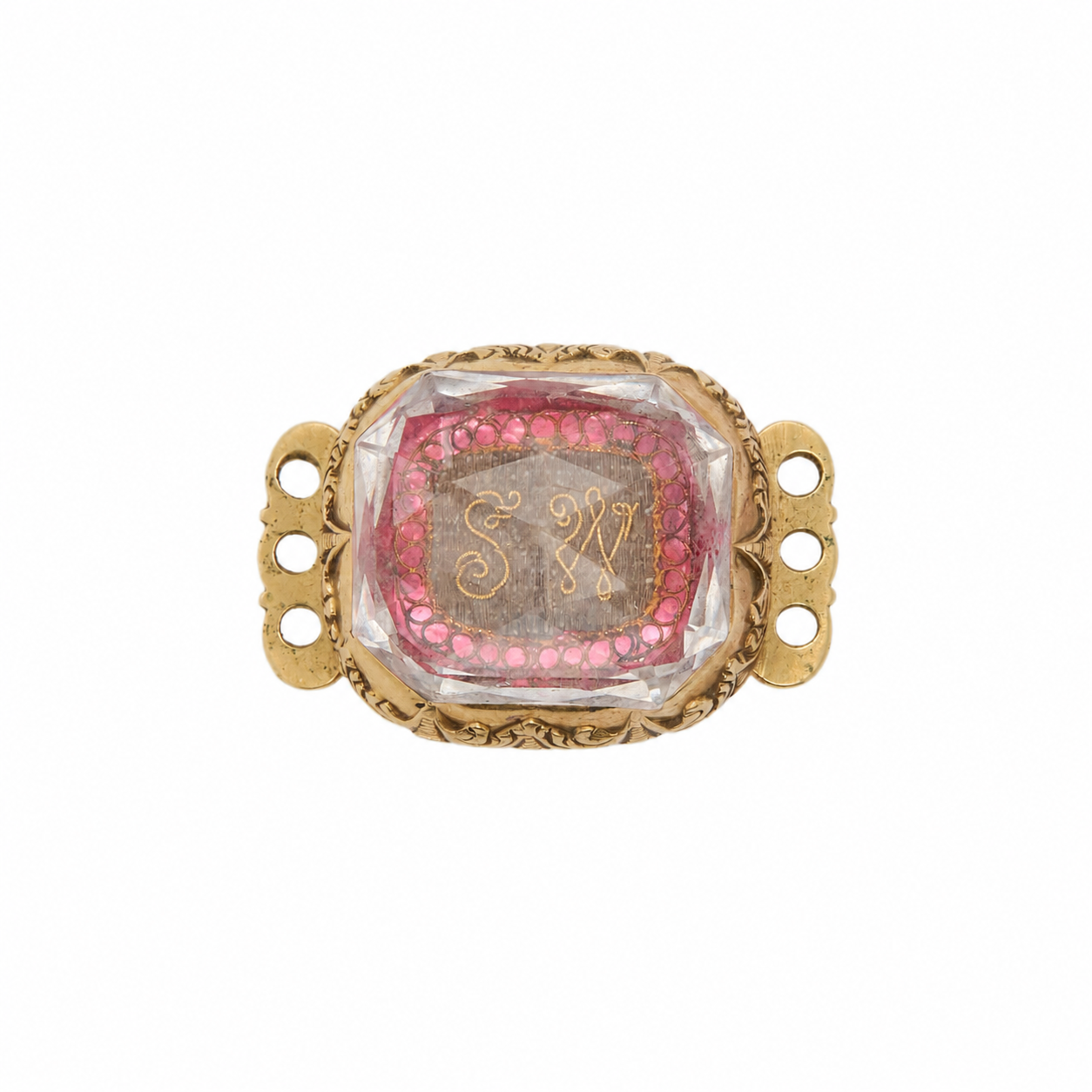 Stuart Crystal Clasp-Charlotte Sayers Antique Jewellery