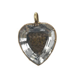 Stuart Crystal Heart Pendant-Charlotte Sayers Antique Jewellery