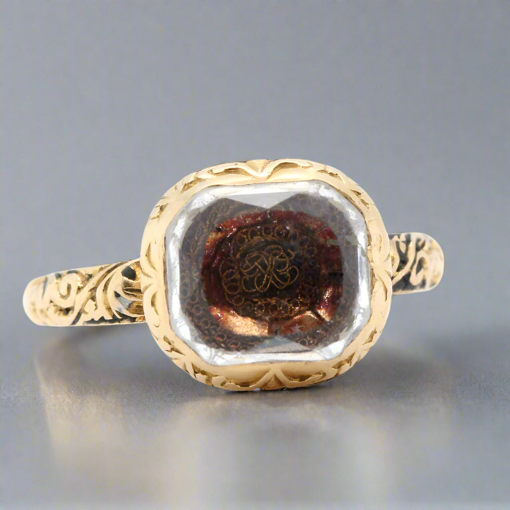 Stuart Crystal Ring-Charlotte Sayers Antique Jewellery