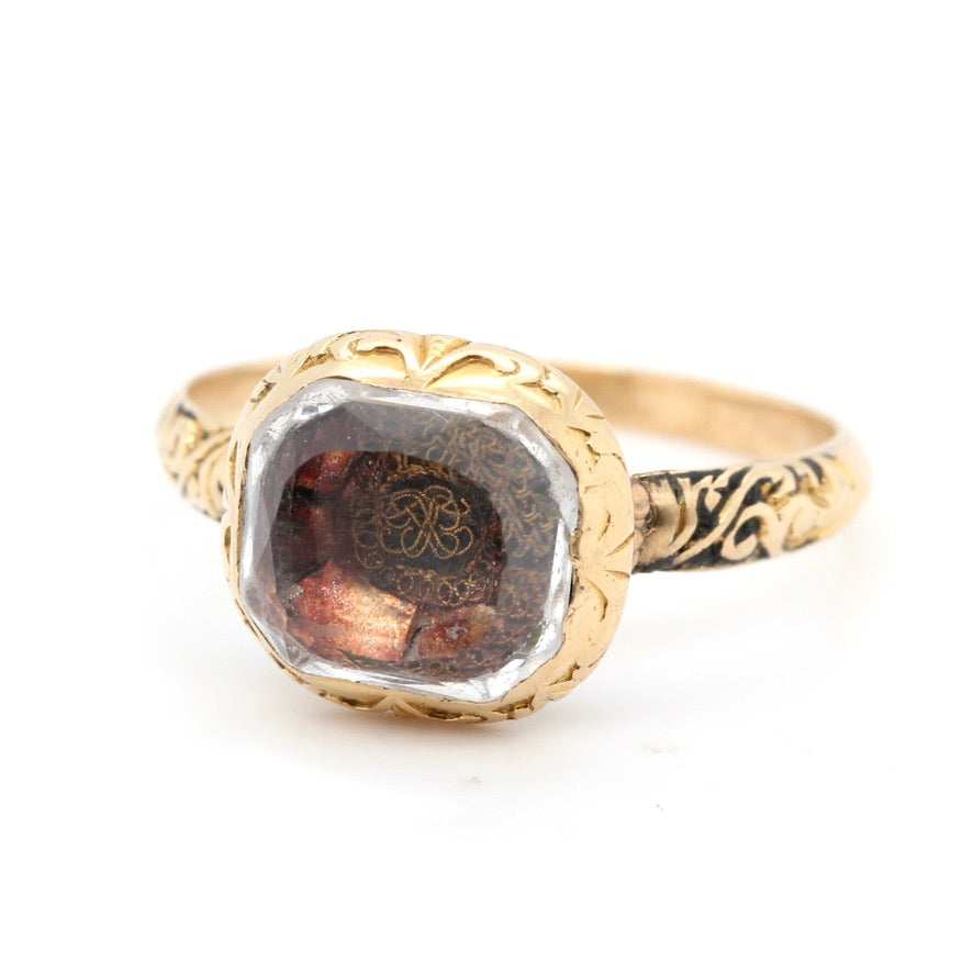 Stuart Crystal Ring-Charlotte Sayers Antique Jewellery