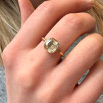Stuart Era Foiled Back Topaz Ring-Charlotte Sayers Antique Jewellery