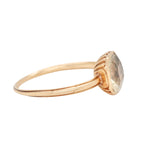 Stuart Era Foiled Back Topaz Ring-Charlotte Sayers Antique Jewellery