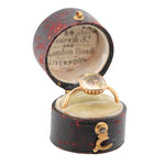 Stuart Era Foiled Back Topaz Ring-Charlotte Sayers Antique Jewellery