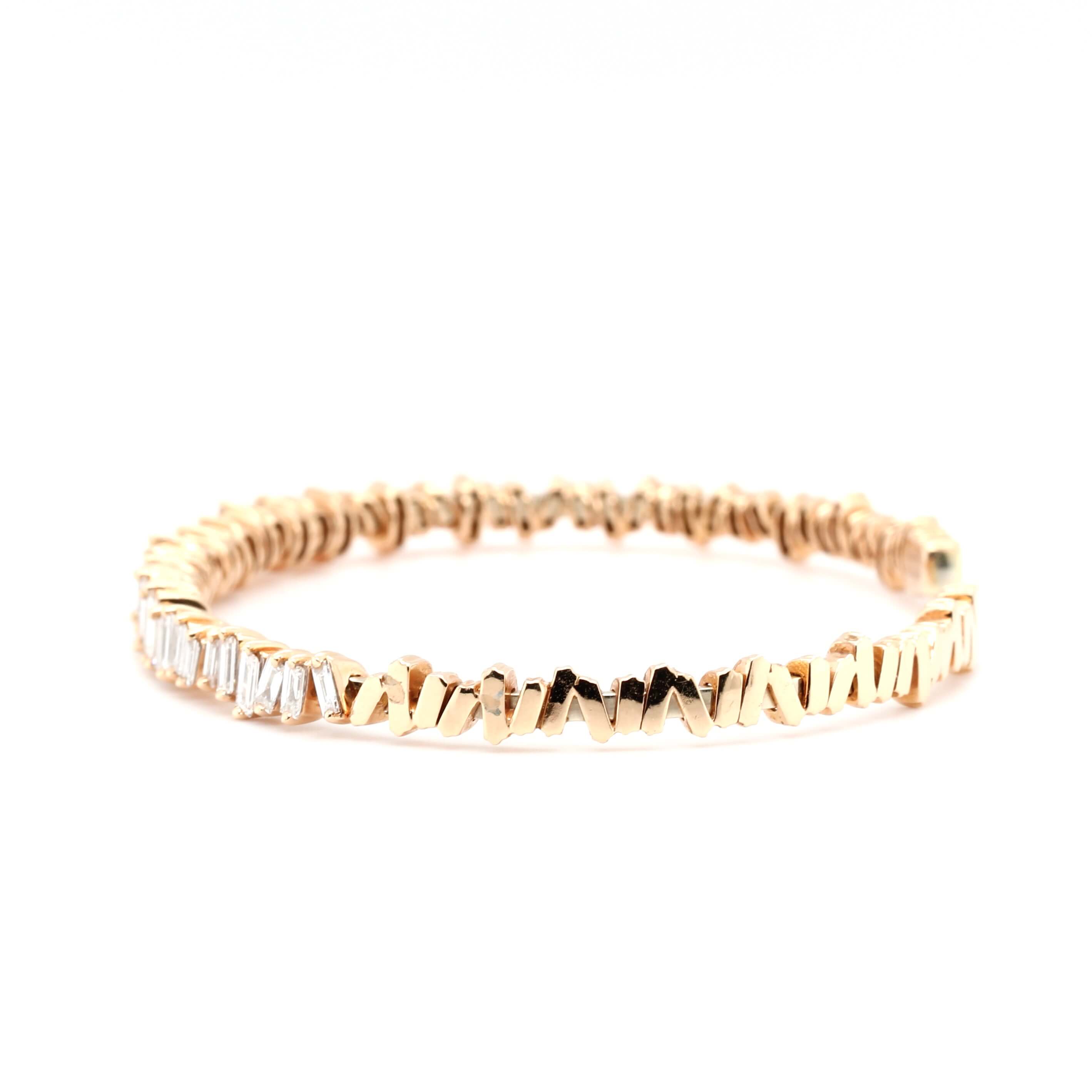 Suzanne Kalan Diamond Bangle-Charlotte Sayers Antique Jewellery