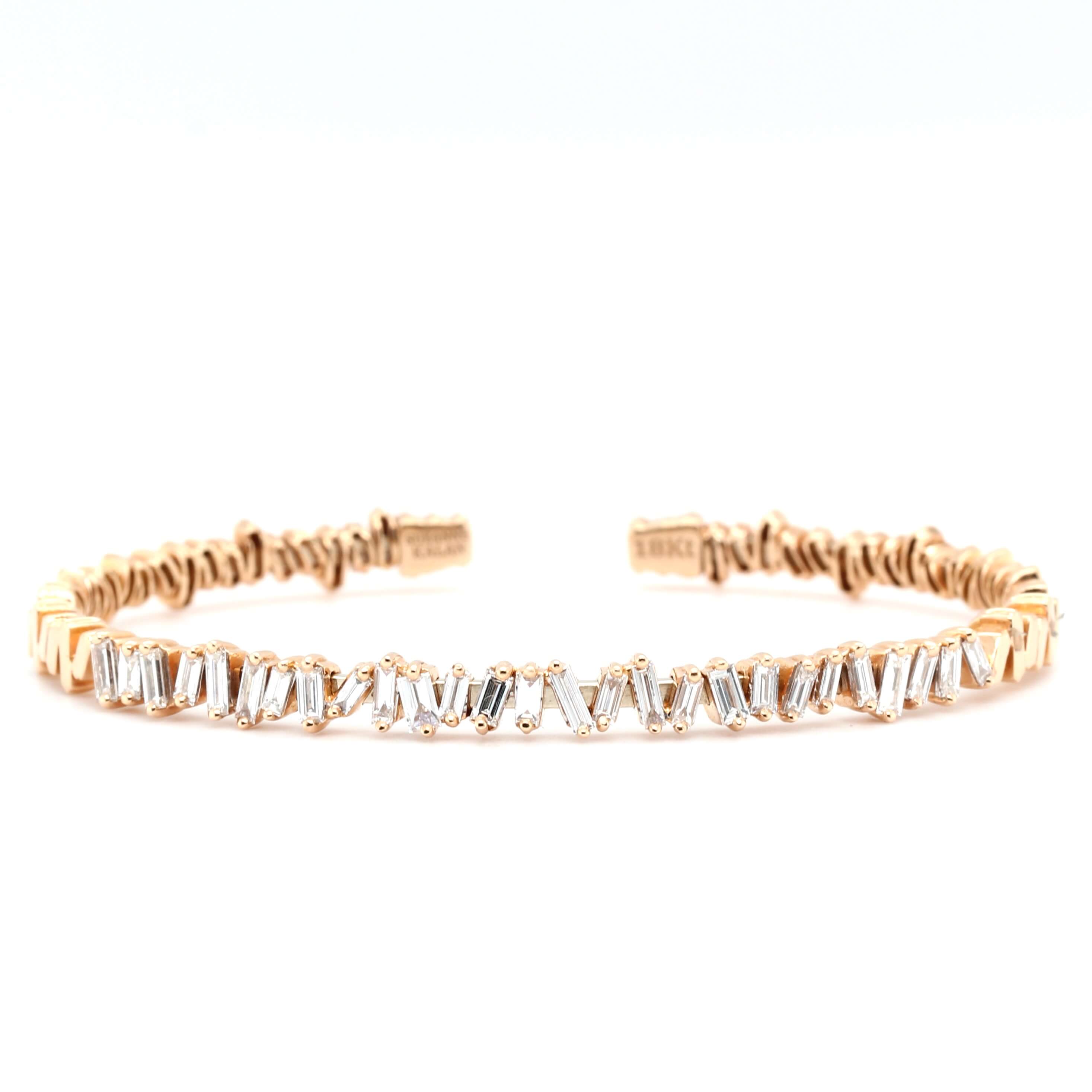 Suzanne Kalan Diamond Bangle-Charlotte Sayers Antique Jewellery