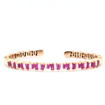 Suzanne Kalan Ruby & Diamond Bangle-Charlotte Sayers Antique Jewellery