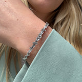 Suzanne Kalan White Gold and Diamond Bangle-Charlotte Sayers Antique Jewellery