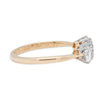 Three Stone Diamond Ring-Charlotte Sayers Antique Jewellery