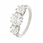 Three Stone Diamond Ring-Charlotte Sayers Antique Jewellery