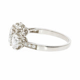 Three Stone Diamond Ring-Charlotte Sayers Antique Jewellery