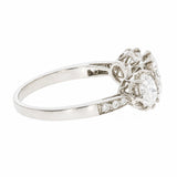 Three Stone Diamond Ring-Charlotte Sayers Antique Jewellery