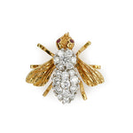 Tiffany Bee Brooches-Charlotte Sayers Antique Jewellery