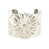 Tiffany Daisy Cuff Bangle-Charlotte Sayers Antique Jewellery