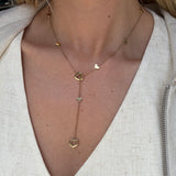 Tiffany Heart Lariat Necklace-Charlotte Sayers Antique Jewellery