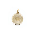 Tiny Gold Victorian Locket Pendant-Charlotte Sayers Antique Jewellery