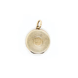 Tiny Gold Victorian Locket Pendant-Charlotte Sayers Antique Jewellery