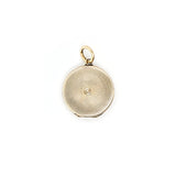 Tiny Gold Victorian Locket Pendant-Charlotte Sayers Antique Jewellery