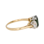 Tourmaline Diamond Ring-Charlotte Sayers Antique Jewellery