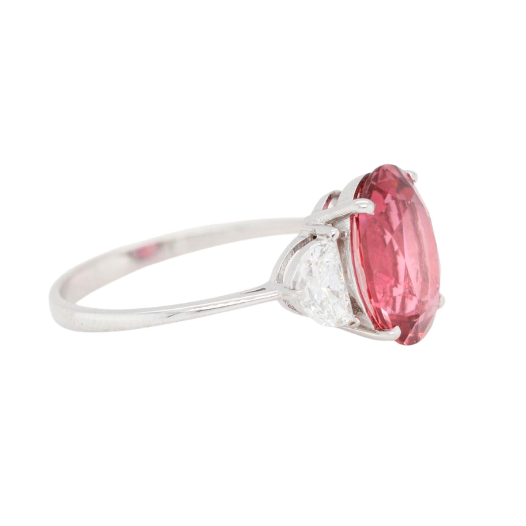 Tourmaline Diamond Ring-Charlotte Sayers Antique Jewellery