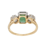 Tourmaline Diamond Ring-Charlotte Sayers Antique Jewellery