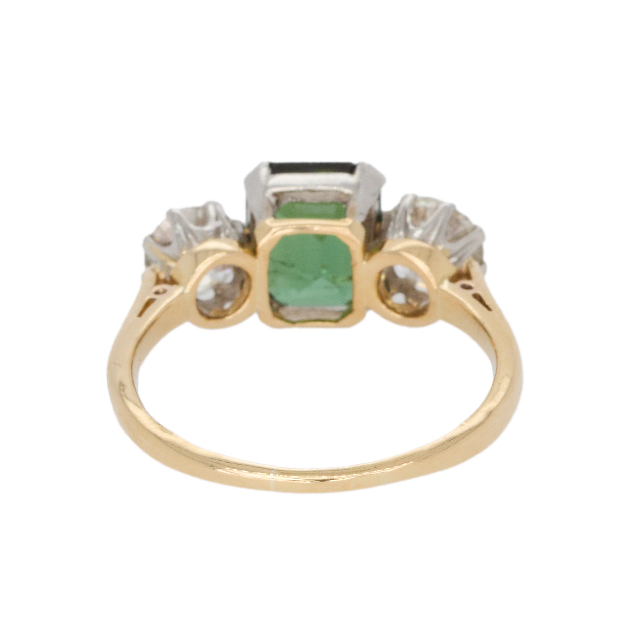 Tourmaline Diamond Ring-Charlotte Sayers Antique Jewellery