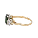 Tourmaline Diamond Ring-Charlotte Sayers Antique Jewellery
