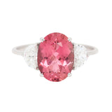 Tourmaline Diamond Ring-Charlotte Sayers Antique Jewellery