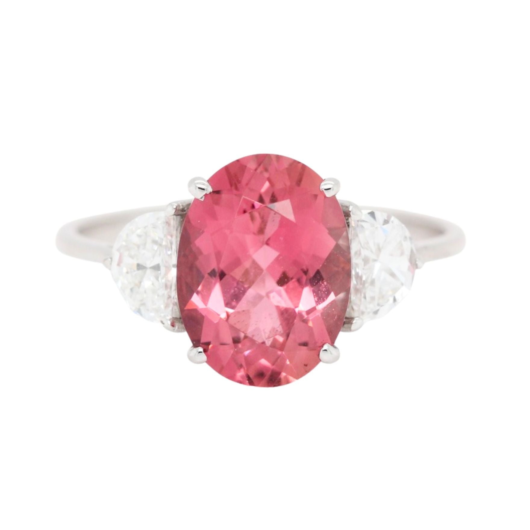 Tourmaline Diamond Ring-Charlotte Sayers Antique Jewellery
