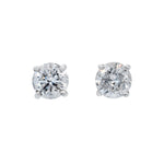 Transitional Cut Diamond Stud Earrings-Charlotte Sayers Antique Jewellery