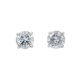 Transitional Cut Diamond Stud Earrings-Charlotte Sayers Antique Jewellery